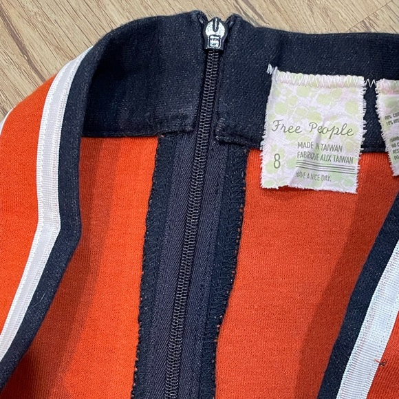 Free People Floral Pocketed Jean Skirt - Picture 4 of 7